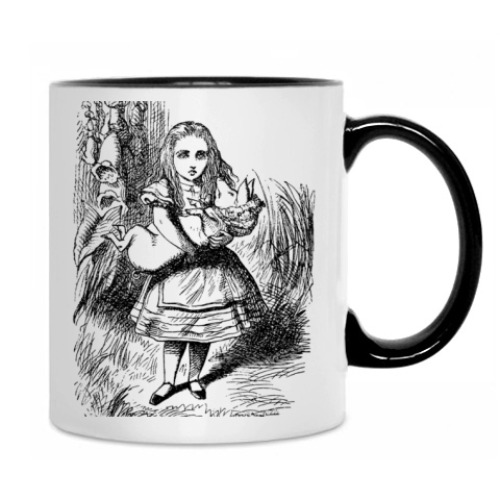 Кружка с принтом Крикет/Алиса