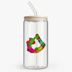 Банка с бамбуковой крышкой