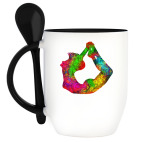 Кружка с ложкой