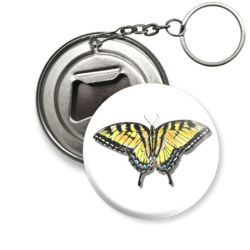 Брелок-открывашка с принтом Бабочка