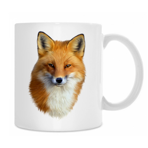 Кружка с принтом Лис