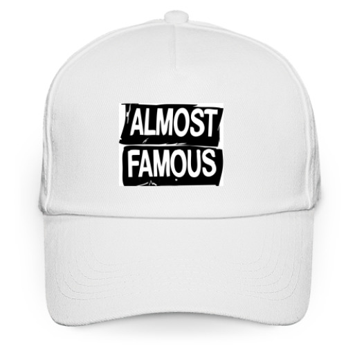 Кепка бейсболка с принтом Надпись ALMOST FAMOUS