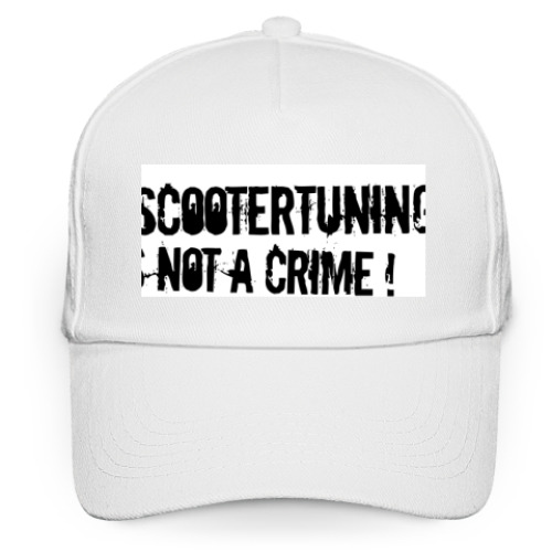 Кепка бейсболка с принтом Кепка / бейсболка, белая (печать)