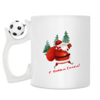 Кружка с футбольным мячиком