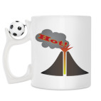 Кружка с футбольным мячиком