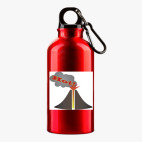 Металлическая бутылка 400 мл UV-DTF