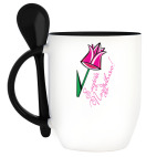 Кружка с ложкой