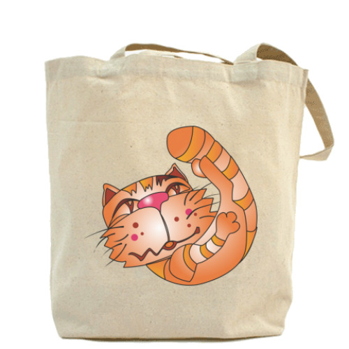 Сумка шоппер с принтом FUNNY CATS