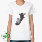 Женская футболка органик