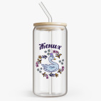 Банка с бамбуковой крышкой