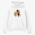 Толстовка худи оверсайз