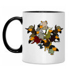 Кружка двухцветная