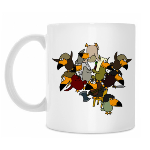 Кружка с принтом Пирамида