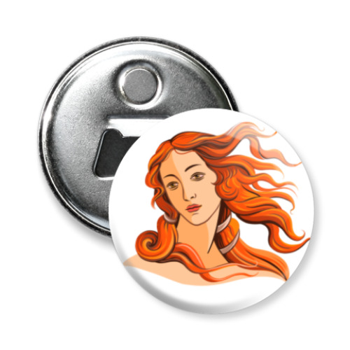 Магнит-открывашка с принтом Рождение Венеры, Сандро Боттичелли