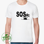 Мужская футболка органик