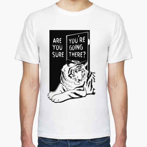 Футболка с принтом ТИГР НА ПОРОГЕ