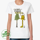 Женская футболка органик