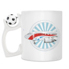 Кружка с футбольным мячиком