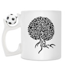 Кружка с футбольным мячиком