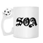 Кружка с футбольным мячиком