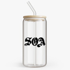 Банка с бамбуковой крышкой