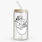 Банка с бамбуковой крышкой