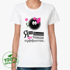 Женская футболка органик