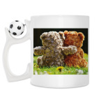 Кружка с футбольным мячиком