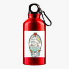 Металлическая бутылка 400 мл UV-DTF