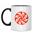 Кружка двухцветная