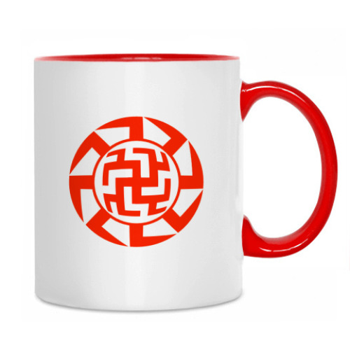 Кружка с принтом Солнцеворот