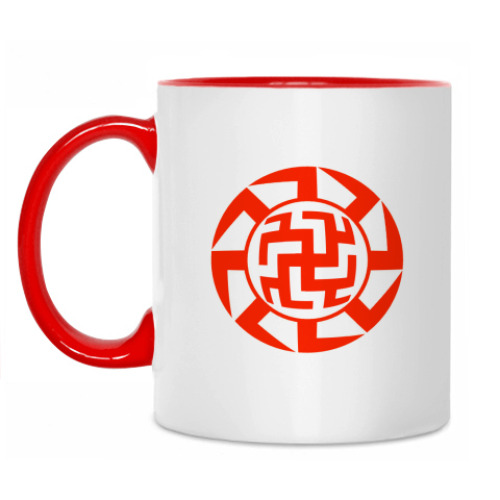 Кружка с принтом Солнцеворот
