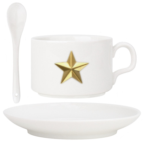 Кофейный набор с принтом Генеральская Звезда