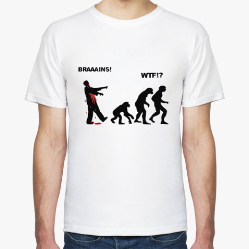 Футболка с принтом  'Brains!!!'