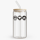 Банка с бамбуковой крышкой