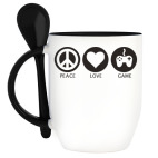 Кружка с ложкой