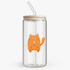 Банка с бамбуковой крышкой