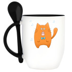 Кружка с ложкой