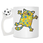 Кружка с футбольным мячиком