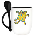 Кружка с ложкой