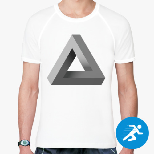Спортивная футболка Невозможный Треугольник 3D