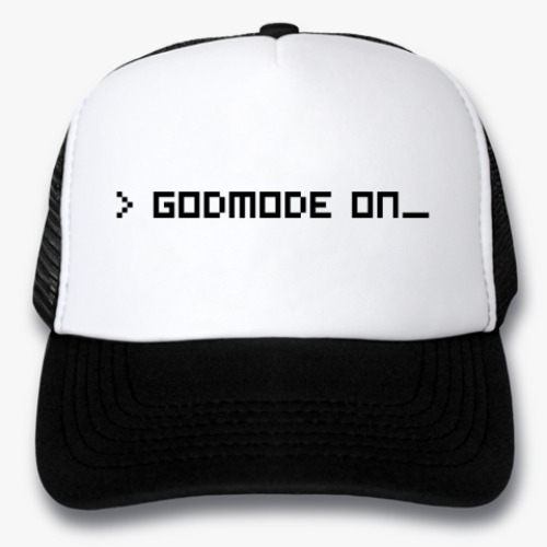 Кепка-тракер с принтом Godmode