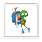 Чистюля Черепашонок с щеткой