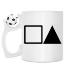 Кружка с футбольным мячиком