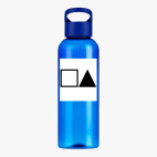 Прозрачная спортивная бутылка