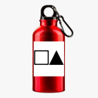 Металлическая бутылка 400 мл UV-DTF