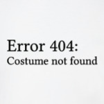 Error 404: Costume not found