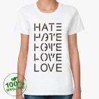 Женская футболка органик