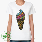 Женская футболка органик