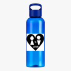 Прозрачная спортивная бутылка